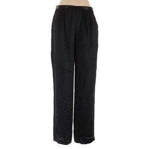 Black Silk Trousers/Pants Saks 5th Avenue Size 14